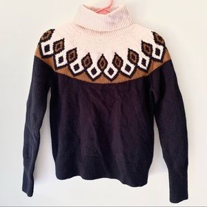 J. Crew Wool Knit Turtleneck Womens Sweater Size Small